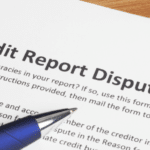 credit report dispute form letter