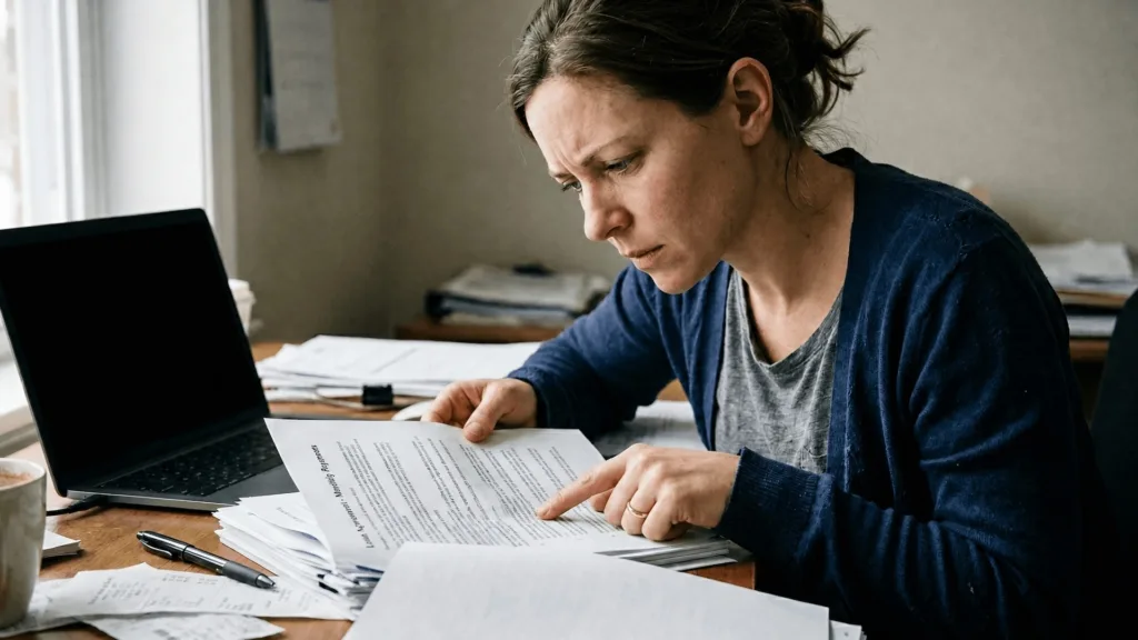 new york businesswoman examing mca payment reconciliation options